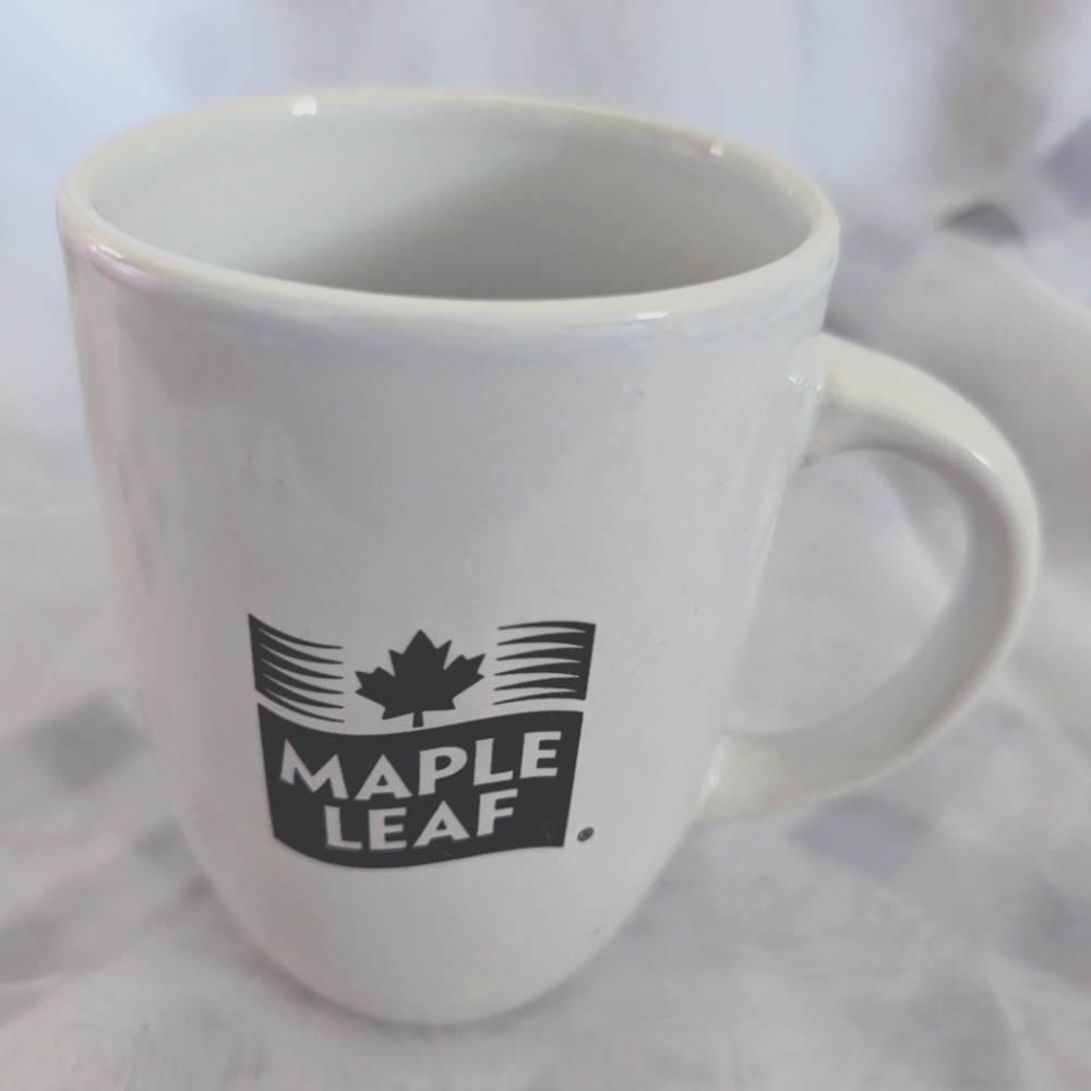 Hard To Find Maple Leaf Meats Vintage Advertisement Mug